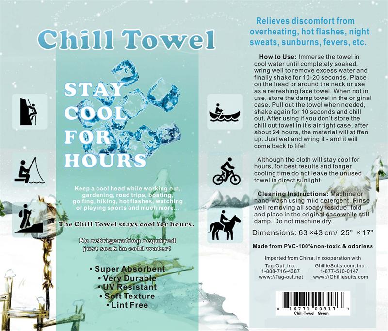 Chill towel sports cooling towel
